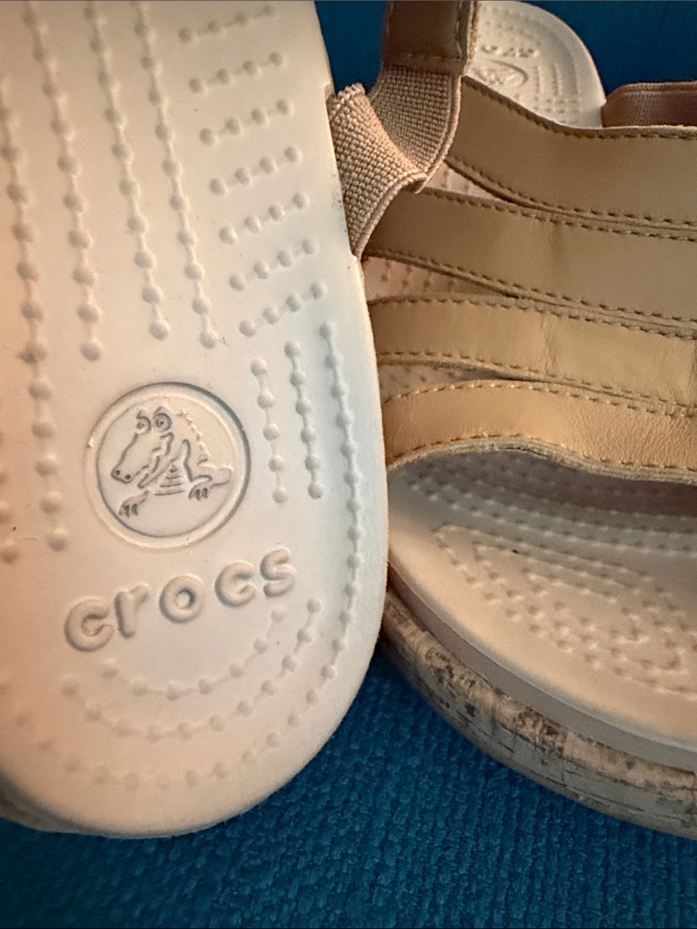 Crocs A-Leigh Wedge Sandals - Picture 5 of 9